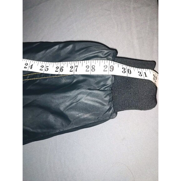 Vintage Swingster Jacket Men's XL Black Long Sleeve Made in USA Pockets - Picture 6 of 9